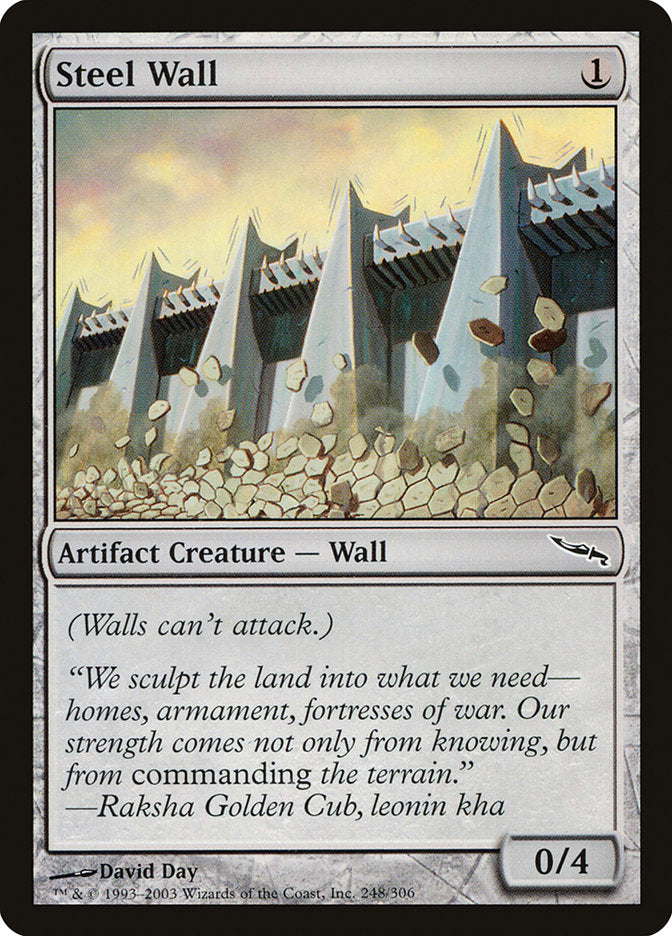 Steel Wall [Mirrodin] | Boutique FDB TCG