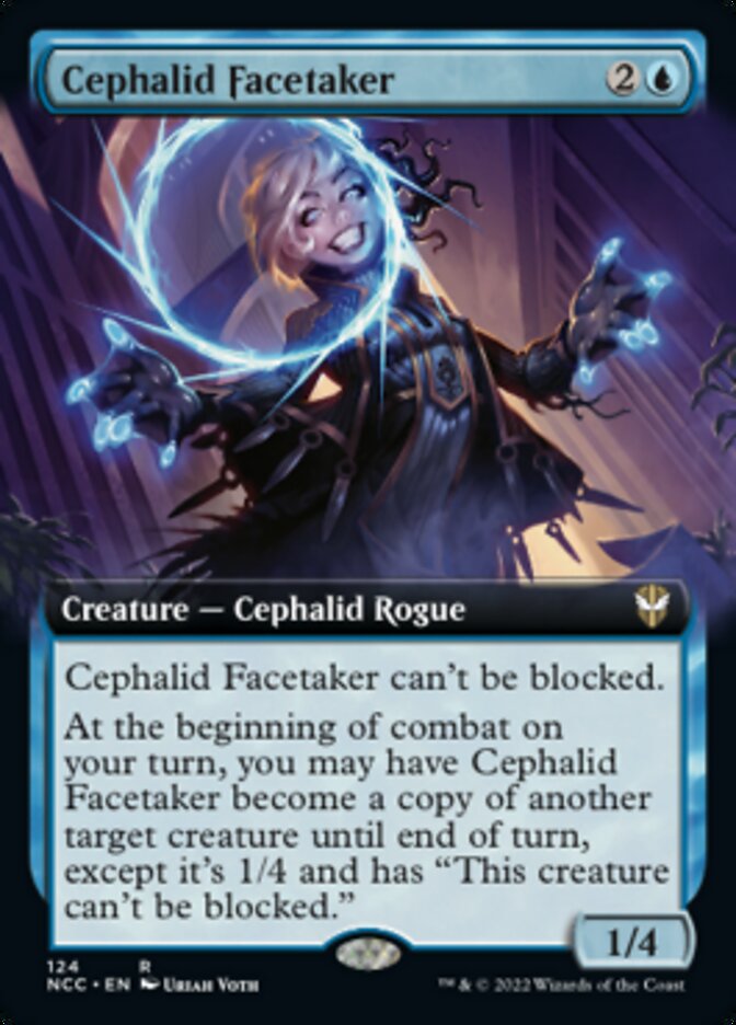 Cephalid Facetaker (Extended Art) [Streets of New Capenna Commander] | Boutique FDB TCG