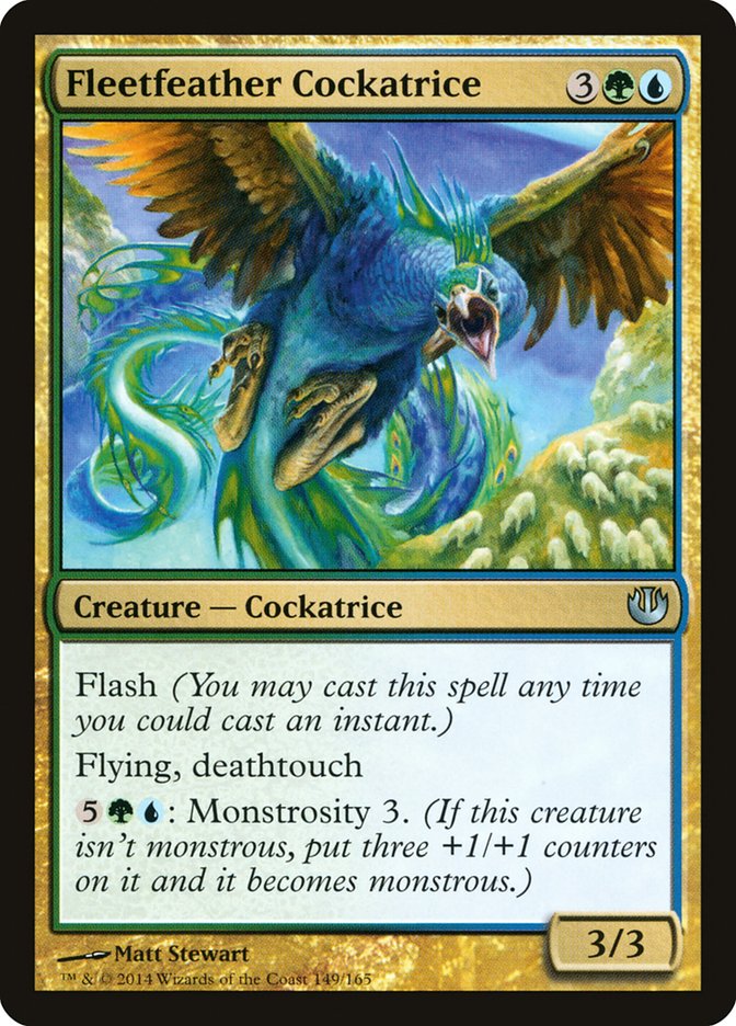 Fleetfeather Cockatrice [Journey into Nyx] | Boutique FDB TCG