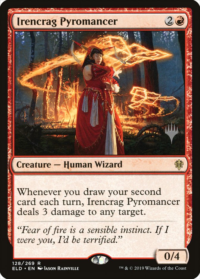 Irencrag Pyromancer (Promo Pack) [Throne of Eldraine Promos] | Boutique FDB TCG