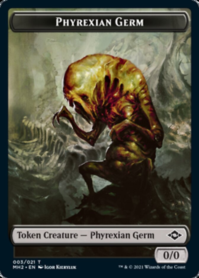 Phyrexian Germ // Squirrel Double-Sided Token [Modern Horizons 2 Tokens] | Boutique FDB TCG