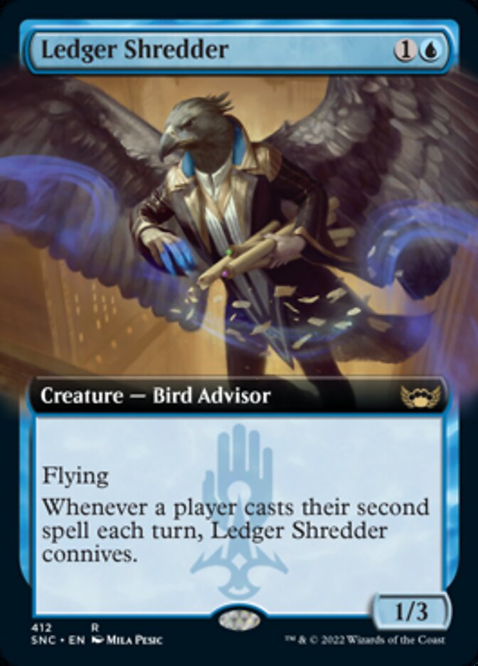 Ledger Shredder (Extended Art) [Streets of New Capenna] | Boutique FDB TCG