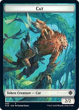 Saproling // Cat Double-Sided Token [Starter Commander Decks] | Boutique FDB TCG