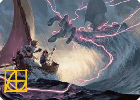 Hall of Storm Giants Art Card (Gold-Stamped Signature) [Dungeons & Dragons: Adventures in the Forgotten Realms Art Series] | Boutique FDB TCG