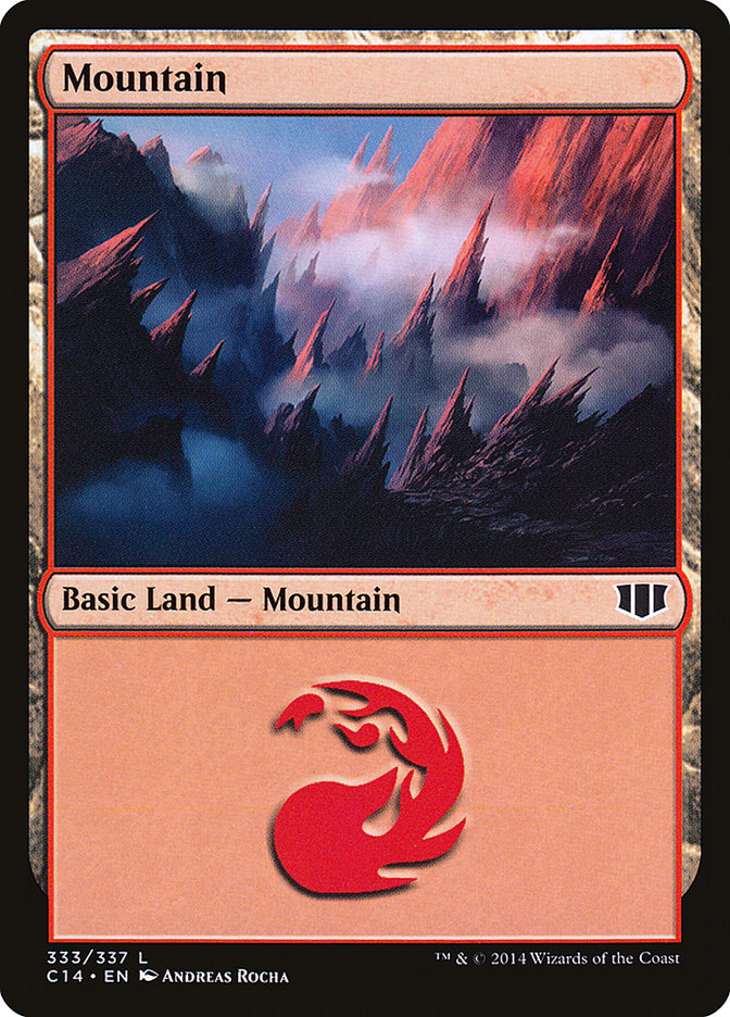 Mountain (333) [Commander 2014] | Boutique FDB TCG