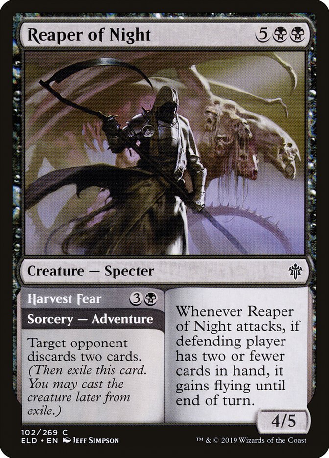 Reaper of Night // Harvest Fear [Throne of Eldraine] | Boutique FDB TCG