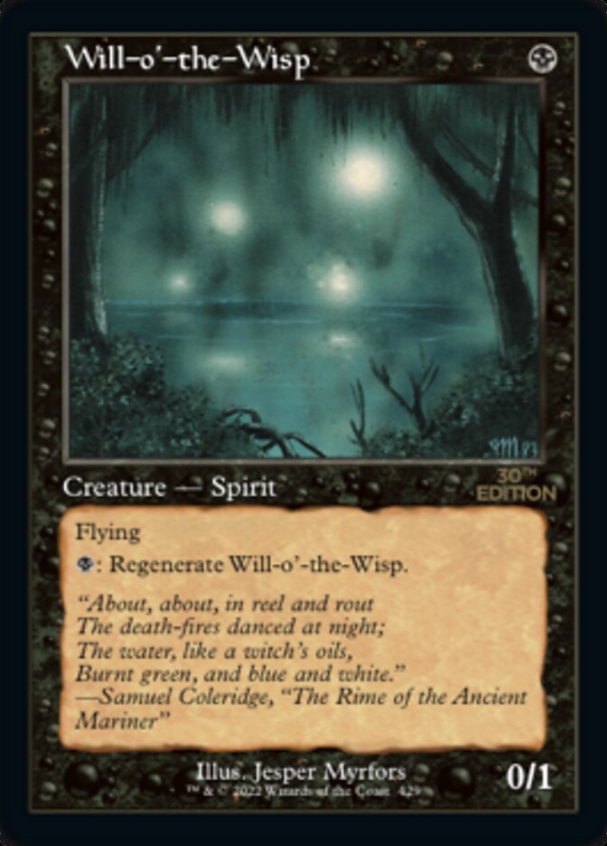 Will-o'-the-Wisp (Retro) [30th Anniversary Edition] | Boutique FDB TCG