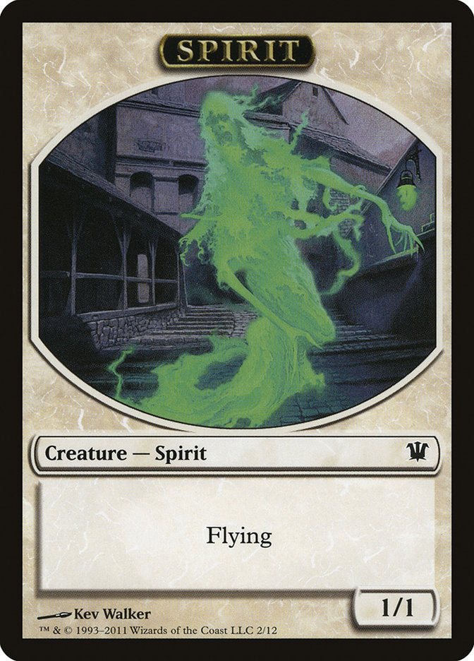 Spirit Token [Innistrad Tokens] | Boutique FDB TCG