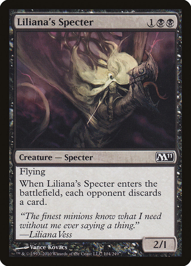 Liliana's Specter [Magic 2011] | Boutique FDB TCG