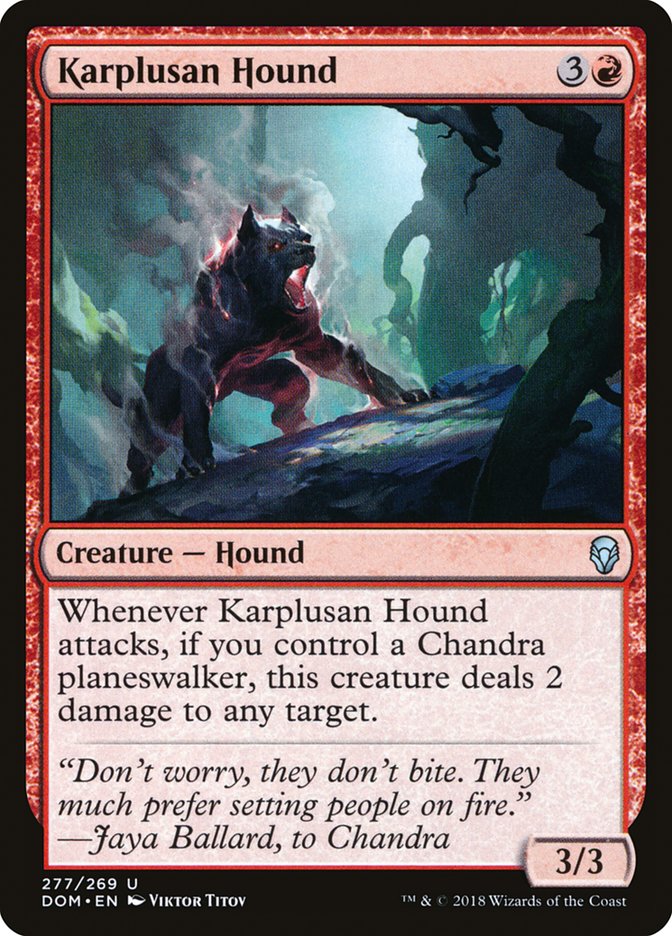 Karplusan Hound [Dominaria] | Boutique FDB TCG