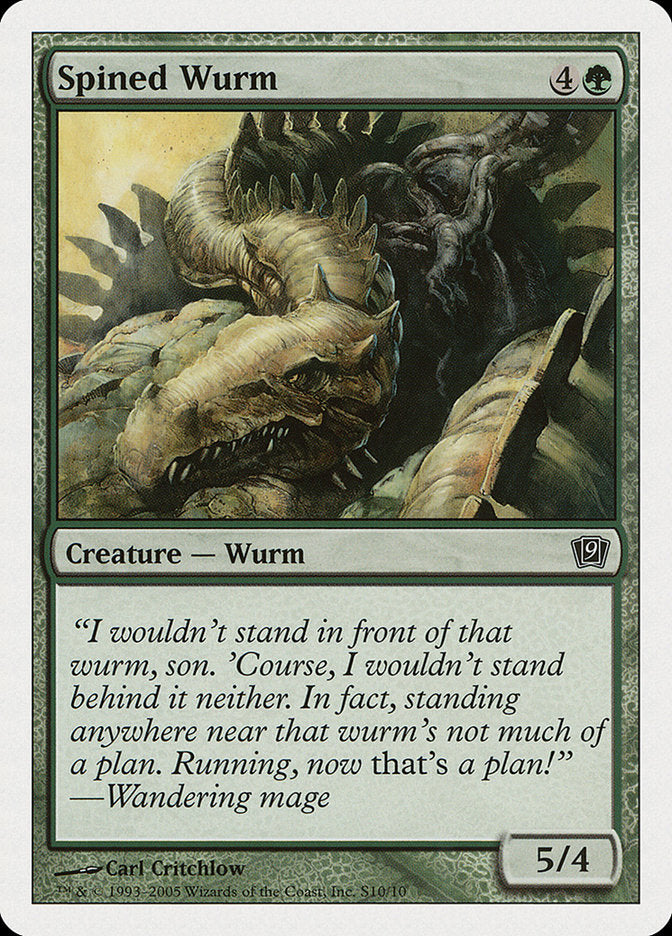 Spined Wurm [Ninth Edition] | Boutique FDB TCG