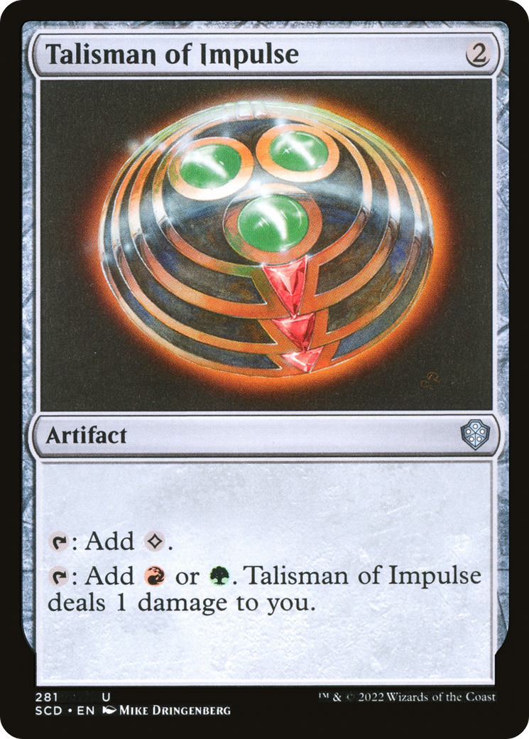 Talisman of Impulse [Starter Commander Decks] | Boutique FDB TCG