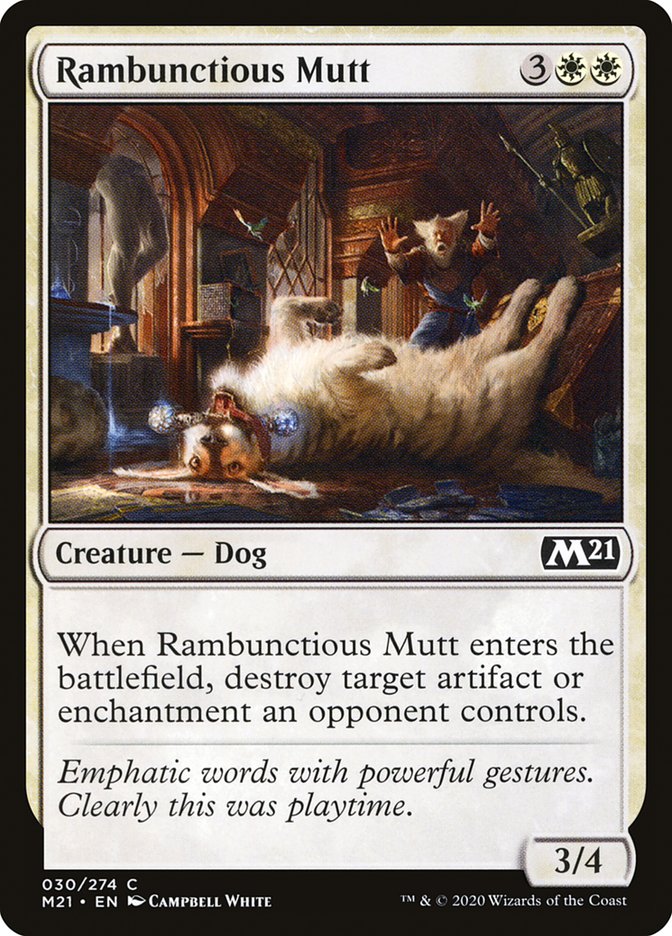 Rambunctious Mutt [Core Set 2021] | Boutique FDB TCG