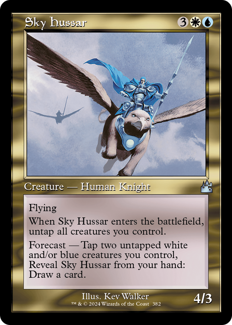 Sky Hussar (Retro Frame) [Ravnica Remastered] | Boutique FDB TCG