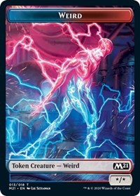 Weird // Zombie Double-Sided Token [Core Set 2021 Tokens] | Boutique FDB TCG