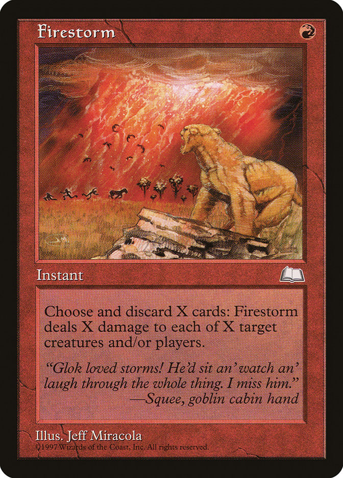 Firestorm [Weatherlight] | Boutique FDB TCG
