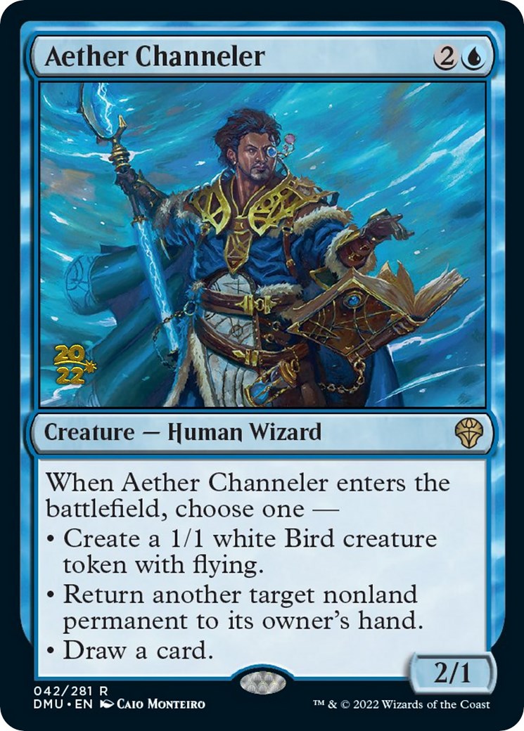 Aether Channeler [Dominaria United Prerelease Promos] | Boutique FDB TCG