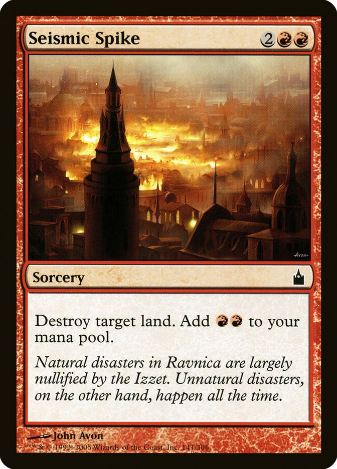 Seismic Spike [Ravnica: City of Guilds] | Boutique FDB TCG