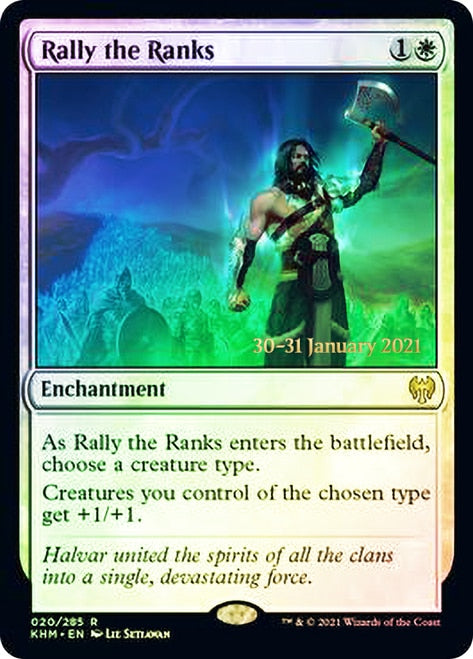 Rally the Ranks [Kaldheim Prerelease Promos] | Boutique FDB TCG