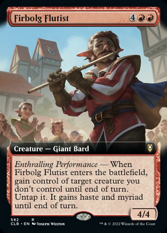 Firbolg Flutist (Extended Art) [Commander Legends: Battle for Baldur's Gate] | Boutique FDB TCG