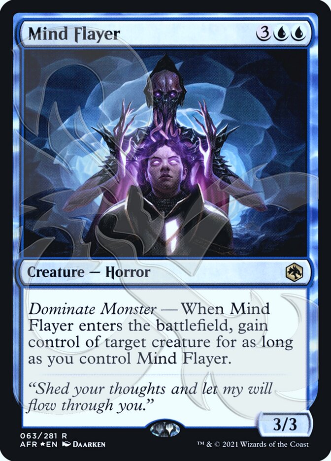 Mind Flayer (Ampersand Promo) [Dungeons & Dragons: Adventures in the Forgotten Realms Promos] | Boutique FDB TCG