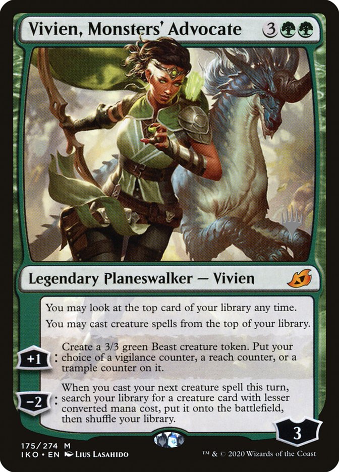 Vivien, Monsters' Advocate (Promo Pack) [Ikoria: Lair of Behemoths Promos] | Boutique FDB TCG