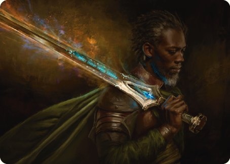 Anduril, Flame of the West Art Card [The Lord of the Rings: Tales of Middle-earth Art Series] | Boutique FDB TCG