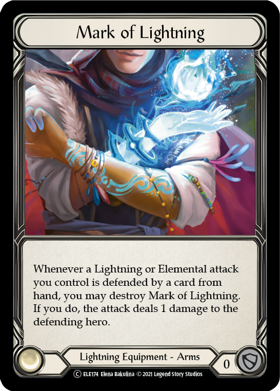 Mark of Lightning [U-ELE174] (Tales of Aria Unlimited)  Unlimited Normal | Boutique FDB TCG