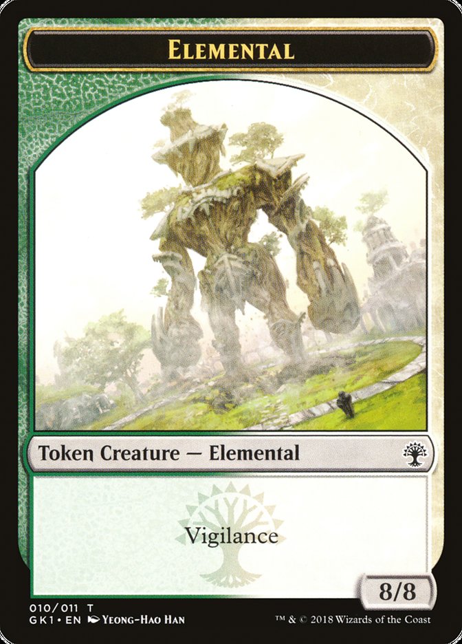 Elemental // Centaur Double-Sided Token [Guilds of Ravnica Guild Kit Tokens] | Boutique FDB TCG