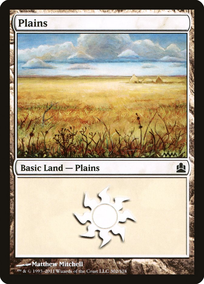 Plains (302) [Commander 2011] | Boutique FDB TCG