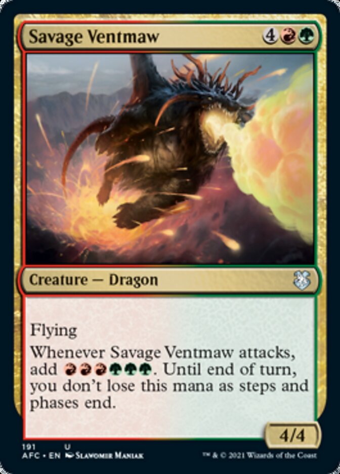 Savage Ventmaw [Dungeons & Dragons: Adventures in the Forgotten Realms Commander] | Boutique FDB TCG