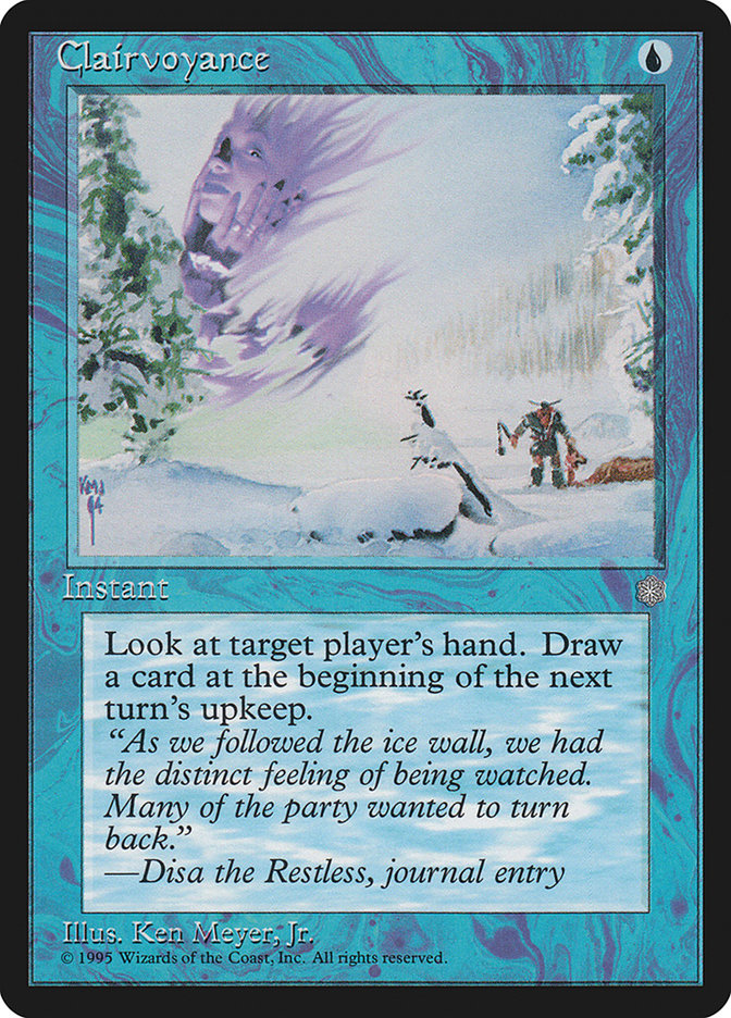 Clairvoyance [Ice Age] | Boutique FDB TCG