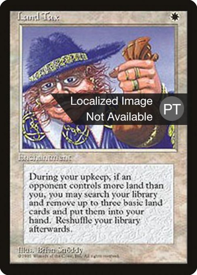 Land Tax [Fourth Edition (Foreign Black Border)] | Boutique FDB TCG