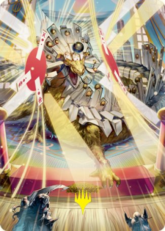 Spirit-Sister's Call Art Card (Gold-Stamped Signature) [Kamigawa: Neon Dynasty Art Series] | Boutique FDB TCG