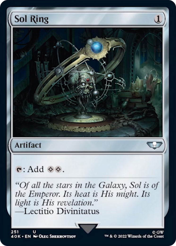 Sol Ring (251) (Surge Foil) [Warhammer 40,000] | Boutique FDB TCG