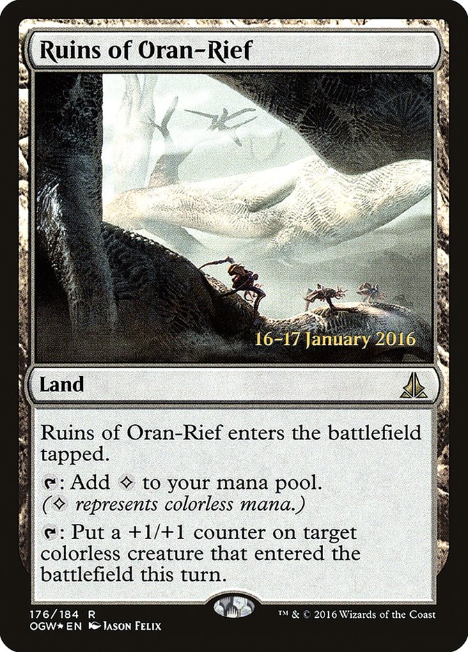 Ruins of Oran-Rief [Oath of the Gatewatch Prerelease Promos] | Boutique FDB TCG