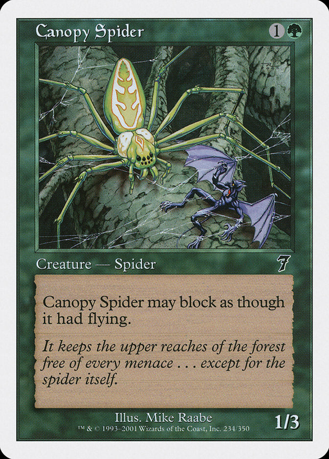 Canopy Spider [Seventh Edition] | Boutique FDB TCG