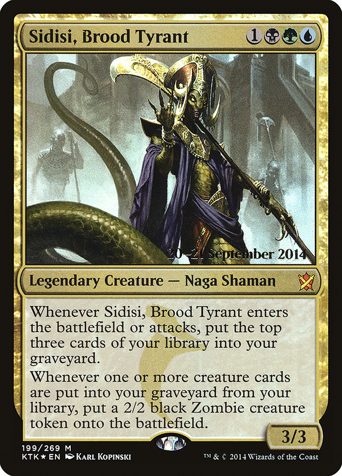 Sidisi, Brood Tyrant [Khans of Tarkir Prerelease Promos] | Boutique FDB TCG