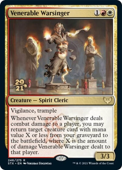 Venerable Warsinger [Strixhaven: School of Mages Prerelease Promos] | Boutique FDB TCG