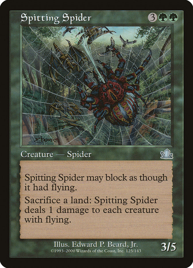 Spitting Spider [Prophecy] | Boutique FDB TCG