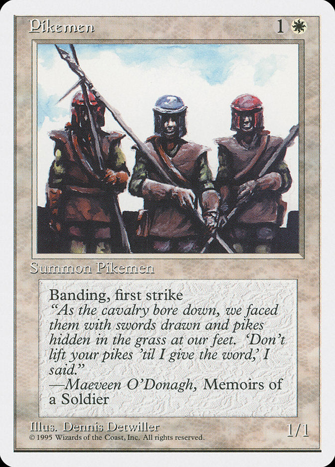 Pikemen [Fourth Edition] | Boutique FDB TCG