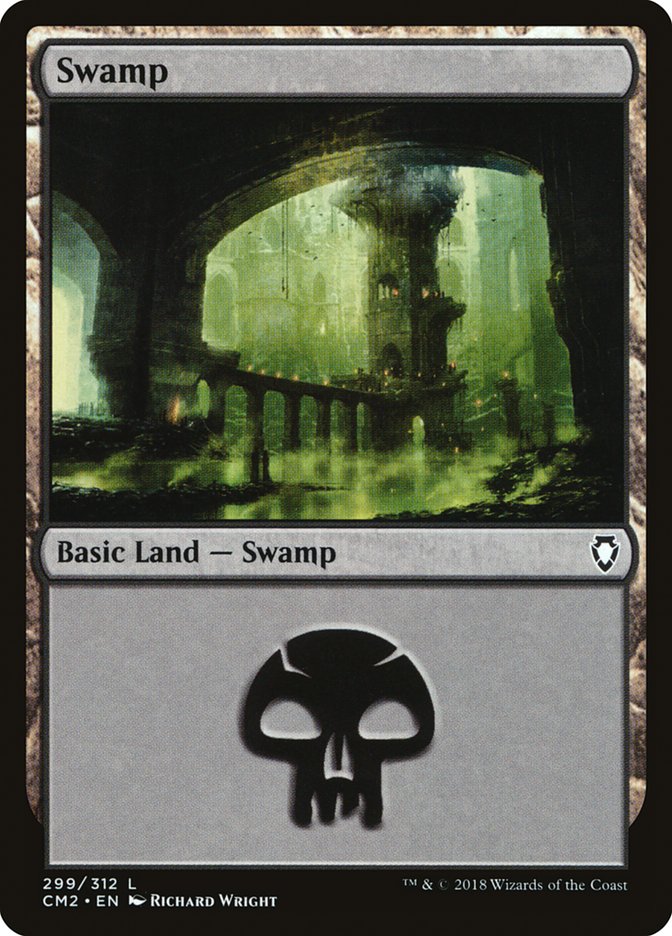 Swamp (299) [Commander Anthology Volume II] | Boutique FDB TCG