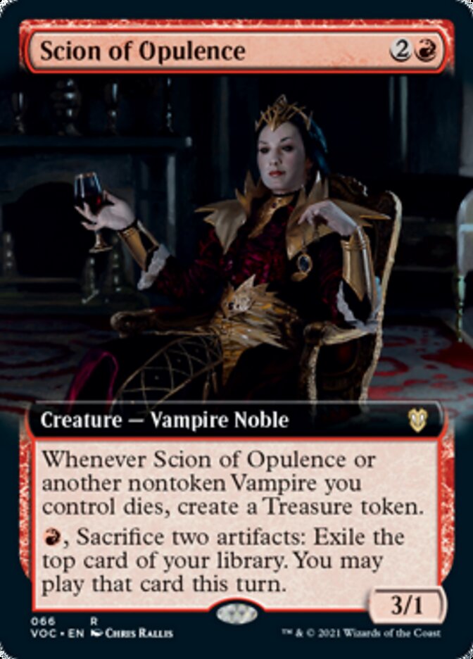 Scion of Opulence (Extended Art) [Innistrad: Crimson Vow Commander] | Boutique FDB TCG