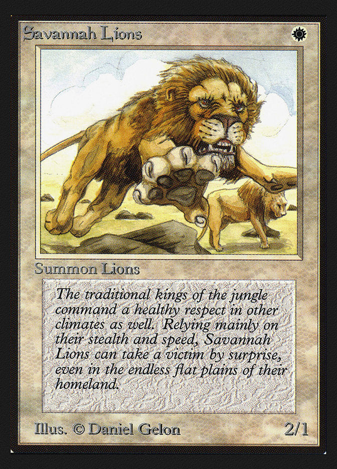 Savannah Lions [International Collectors' Edition] | Boutique FDB TCG