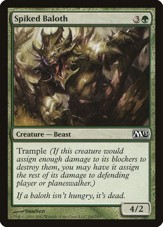 Spiked Baloth [Magic 2013] | Boutique FDB TCG