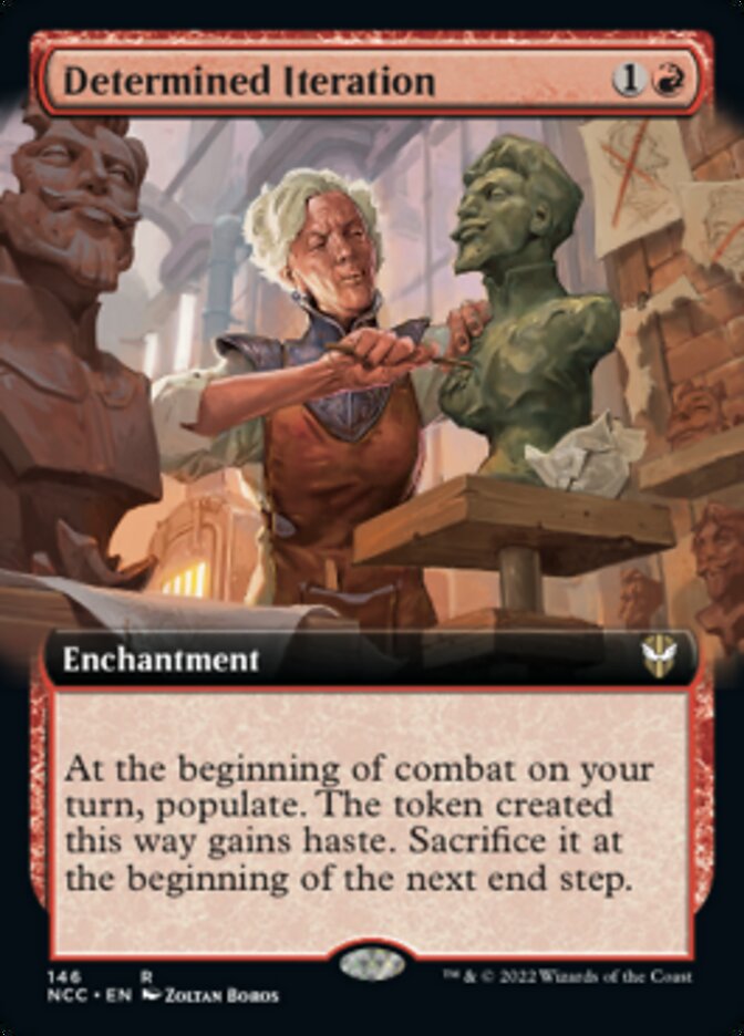 Determined Iteration (Extended Art) [Streets of New Capenna Commander] | Boutique FDB TCG