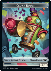 Clown Robot (003) // Food (011) Double-Sided Token [Unfinity Tokens] | Boutique FDB TCG