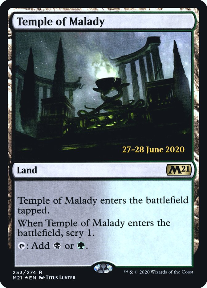 Temple of Malady [Core Set 2021 Prerelease Promos] | Boutique FDB TCG