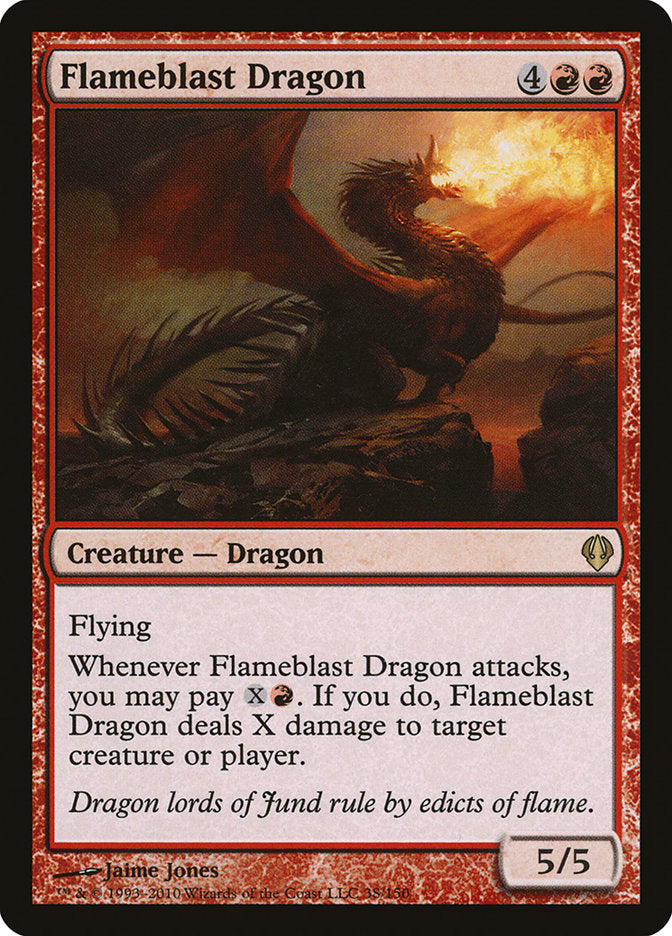 Flameblast Dragon [Archenemy] | Boutique FDB TCG