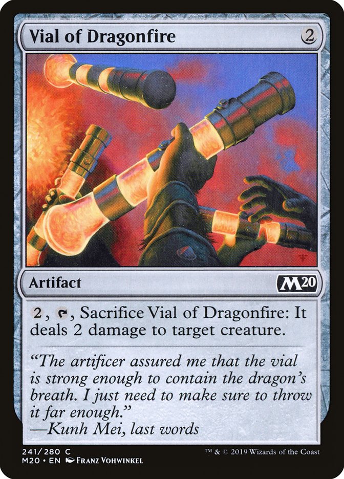 Vial of Dragonfire [Core Set 2020] | Boutique FDB TCG